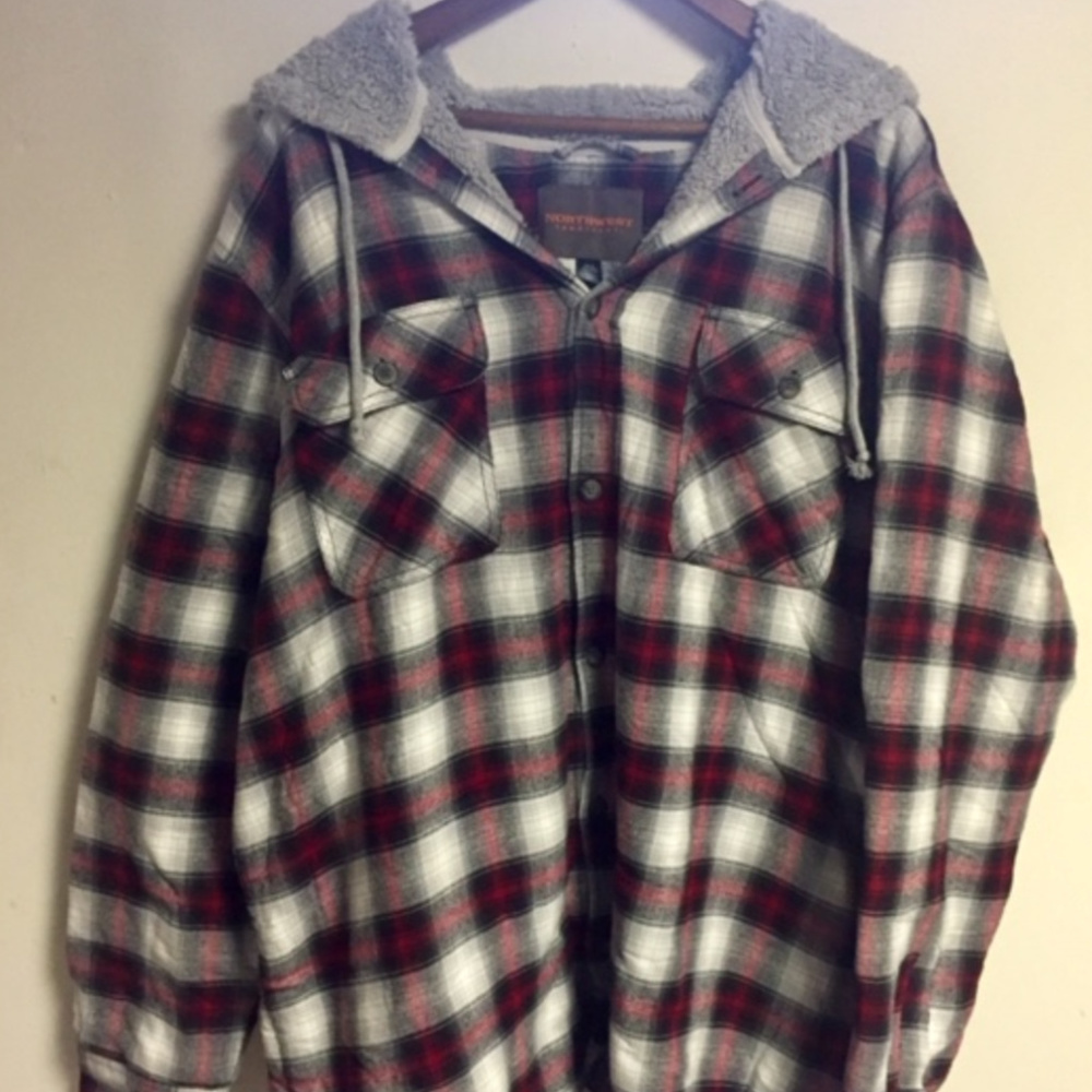 Northwest Territory with faux Sherpa lining shirt